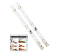 2 strisce luminose LED per frigorifero RONGSHENG/HISENSE E349766 MDDZ-162A 1629348 DC12V 2W Lampadina di ricambio per frigorifero Kenwood KIFF5017 KIFF5020 KIFF7017