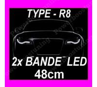 2 Striscia LED Bianco Luci Diurne Diurno Fanale Bianco Toyota Prius Previa Supra