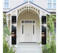 2 striscioni da appendere di benvenuto per la primavera e l'estate, per porta d'ingresso, per portico, notte, stagionale, porta, portico, fattoria, interni, parete, sfondo, decorazione, bandiera per