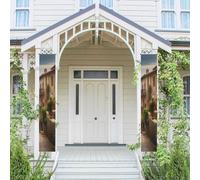 2 striscioni da appendere di benvenuto primavera estate porta anteriore portico banner Italia toscana stagionale porta appeso portico segno fattoria parete interna sfondo decorazione bandiera esterna