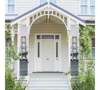 2 striscioni di benvenuto da appendere per porta d'ingresso primavera estate portico banner mackinac ponte sospeso porta stagionale appeso portico segno fattoria parete interna sfondo decorazione