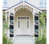 2 striscioni di benvenuto da appendere per porta d'ingresso primavera estate portico banner squalo stagionale porta appeso portico segno fattoria parete interna sfondo decorazione bandiera esterna 180