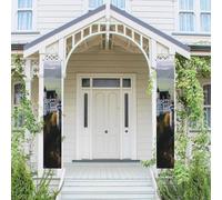 2 striscioni per portico della Germania del castello di Neuschwanstein di benvenuto da appendere bandiera primavera estate portico segno per porta d'ingresso sfondo porta anteriore segno decorazione