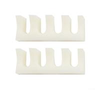 2 strumenti di distribuzione del carico per racchette da badminton per ridurre il rischio di danni al telaio durante l'installazione di corde ad alto chilogrammo (bianco)
