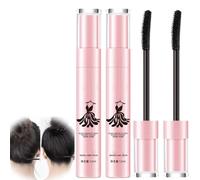 2 stucco per capelli ribelli e ribelli, leggero, non grasso, con pennello applicatore, stick di finitura per schiena liscia, 12 ml, formato da viaggio per donne e uomini (2 pezzi)