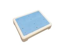 2 Stück - Rutschfeste Fußstütze, Erhöhte Stufen für Badewannen, Büros, Alberghi & Ristoranti, Staubschutz für Mietwohnungen (Blau)