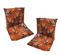 2 stycken stolkuddar Med ryggdelssätt,40 x 80 cm ryggkuddar Med Band Cuscini per Sedie con Schienale per Sedie da Esterno Cucina Giardino Grigio(Style13)