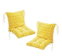 2 stycken stolkuddar Med ryggdelssätt,40 x 80 cm ryggkuddar Med Band Cuscini per Sedie con Schienale per Sedie da Esterno Cucina Giardino Grigio(Style17)