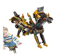 2 su 1 giocattolo per auto dinoosauro - Deformazione automatica e veicolo di collegamento magnetico | Transforming Toys Kids, Preschool Boys & Girls, dono educativo per i più piccoli