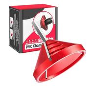 2 su 1 Strumento di Deburing in PVC 'outer Interno, Strumento per Campione in PVC, Strumento Idraulico per OD 0,75 Pollici a 3,5 Pollici, ID 0,92in a 3,89 Pollici PVC, CPVC, ABS,
