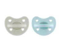 2 succhietti Chicco Gommotto Physioforma Soft Luxe 6-16M