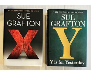 2 Sue Grafton Books! 1) "X" 2) "Y" is for Yesterday