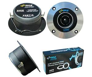2 SUPER TWEETER PYLE PDBT19 ultra slim da 150 watt rms e 300 watt max da 9,80 cm di diametro e 98 db di sensibilità con ridotta profondità solo 3,90 cm, a coppia