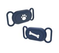 2 supporti ad anello per Air Tag Tracker, copertura impermeabile in silicone per collare per cani compatibile con altri Air Tag GPS Tracker, custodia di sicurezza anti-smarrimento per cani e gatti