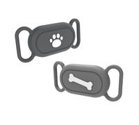 2 supporti ad anello per Air Tag Tracker, copertura impermeabile in silicone per collare per cani compatibile con altri Air Tag GPS Tracker, custodia di sicurezza anti-smarrimento per cani e gatti