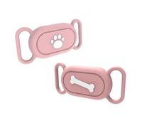 2 supporti ad anello per Air Tag Tracker, copertura impermeabile in silicone per collare per cani compatibile con altri Air Tag GPS Tracker, custodia di sicurezza anti-smarrimento per cani e gatti