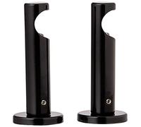 2 SUPPORTI DOPPIA CANNA 5/10 CM NERA