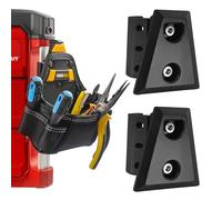 2 supporti Cliptech adatti Compatibile con ClipTech di ToughBuilt, supporto per custodia porta attrezzi Packout che si monta direttamente sulla cassetta degli attrezzi