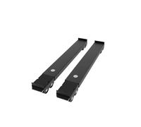 2 Supporti for Lavatrice, Supporti a Rulli Mobili, Accessori for Lavatrici con Ruote(Black)