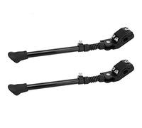 2 supporti laterali per mountain bike, supporto per bicicletta regolabile con base antiscivolo, supporto in lega di alluminio per ruote da 16-26 pollici, accessori per il ciclismo