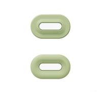 2 supporti magnetici in silicone da parete per TV AC Fan Remote Control Organizer con forti magneti N52 e retro senza trapano (verde matcha)