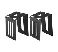 2 supporti per altoparlanti da tavolo per monitor da studio con design inclinato di 5 gradi per migliorare la direzione del suono e l'esperienza di ascolto