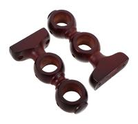 2 supporti per asta per doppia - Supporti per asta per da finestra