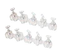 2 supporti per esercitazione per unghie regolabili con basi in ABS intercambiabili per espositori per la formazione artistica del salone Espositore per unghie artistiche