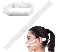 2 supporti per medicazioni nasali con nucleo in cotone esterno in rete per naso bendaggio elastico per imballaggio nasale fermi post-operatorio forniture di supporto piacevole elaborazione