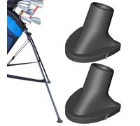 2 supporti per sacco da golf - Piedini di ricambio di colore nero durevole | Piedini di sollevamento pesanti per sacca da golf di supporto supporto per gambe di rinforzo