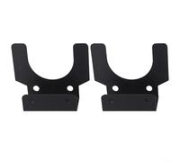 2 supporti per smerigliatrice angolare da parete, per lucidatrice e levigatrice manuale da 12,7 cm, staffa in metallo con opzioni di viti, supporto nero per organizzazione officina (B)