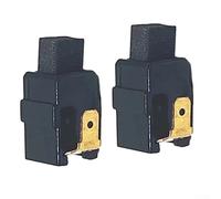 2 supporti per spazzole in carbone per chiave elettrica 6905H HP1030 6402 HP1300S HR2400K, codice parte 191955-1, dimensioni 6 x 9 x 19 mm