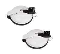 2 supporti per tenda da sole, supporto per base della tenda, Thule, Fiamma e Dometic, accessori per tende da sole, supporto per tenda da sole, supporto per tenda da sole, per camper, roulotte (bianco)