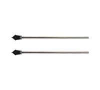 2 supporti professionali per gambe di tom da pavimento, in metallo, per batteria Tom