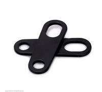 2 supporti universali per indicatori di direzione per moto, morsetti per montaggio su forcella, accessori in metallo faro per lampadina Staffe Supporto Faretti