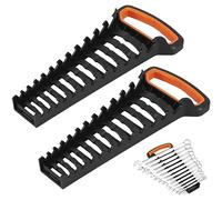 2 Supporto Per Chiave a Cricchetto Organizzatore,set chiavi inglesi,Staffa Della Chiave Inglese Organizer Porta,per chiavi inglesi per la memorizzazione di metrica da 8 mm a 19 mm