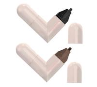 2*t-imbro per eyeliner - t-imbro per eyeliner a doppia estremità per donna, stencil per eyeliners impermeabili, asciugatura rapida, design a 2 punte, stencil cosmetico anti-sbavature