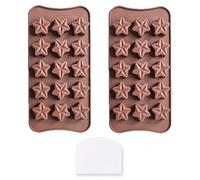 2 taglia biscotti a forma di stella alla cannella, stampo per cuocere stelle alla cannella, stampo in silicone per cuocere, teglia natalizia