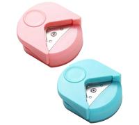 2 Taglieri Angolari Arrotondati Rotondi, Taglierina Semplice E Compatta, Schegge, Accessori per Schede Fai -da -Te, Strumenti di Apprendimento.