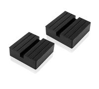 2 Tampone in Gomma per Cric Sollevatore Auto Martinetto Idraulico Universale 75 mm