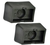 2 Tamponi Di Sollevamento Cric Posteriore Per BMW Serie 6 E63 E64 7 E65 ABS Nero
