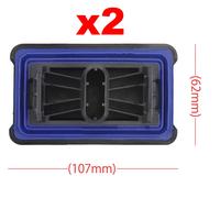 2 Tamponi di Sollevamento per BMW X3 F25 X4 F26 X5 E70/F15/F85 X6 E71 E72