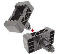 2 Tamponi di Sollevamento per Mercedes C W205 2013- E W213 2016- ABS Nero