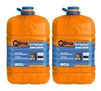 2 Taniche Combustibile Liquido Stufe Portatili 20L Paraffina Premium