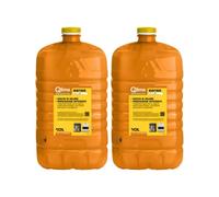 2 Taniche PET Riciclabile 10L Combustibile Liquido Paraffina per Stufe