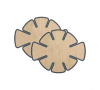 2 tappetini antiaderenti in silicone per pane e pane con manici per un trasferimento sicuro dell'impasto e l'uso in forno