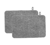 2 tappetini da bagno in morbido feltro, per sauna, isolamento termico, tappetino da bagno in ciniglia, antiscivolo, super assorbente, protezione per panca, assorbente, per sauna, bagno, doccia