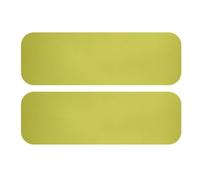 2 tappetini per tapis roulant in cotone espanso e silicone, 25 x 80 x 0,6 cm