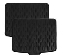 2 tappetini scolapiatti in silicone per piano cucina, tappetino scolapiatti,