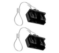 2 tappi antipolvere resistenti per una protezione di lunga durata, connessione e disconnessione rapida per connettori Anderson 175A con cordino